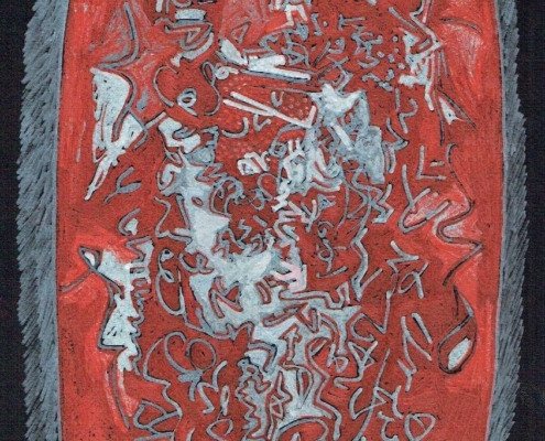 Marielle Prévost, peinture, gravure, au Cabinet d'Estampes de Cantomheuc